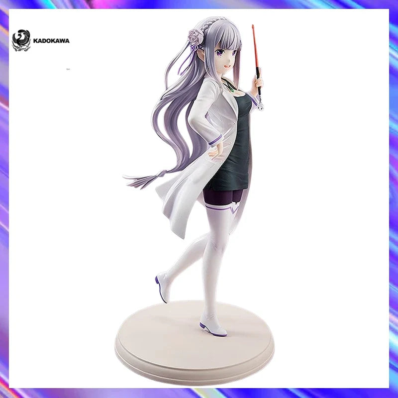 Original in Stock KADOKAWA Re: ZERO - Starting Life in Another World Emilia 1/7 Figures Model Toy Gift Collection Ornament