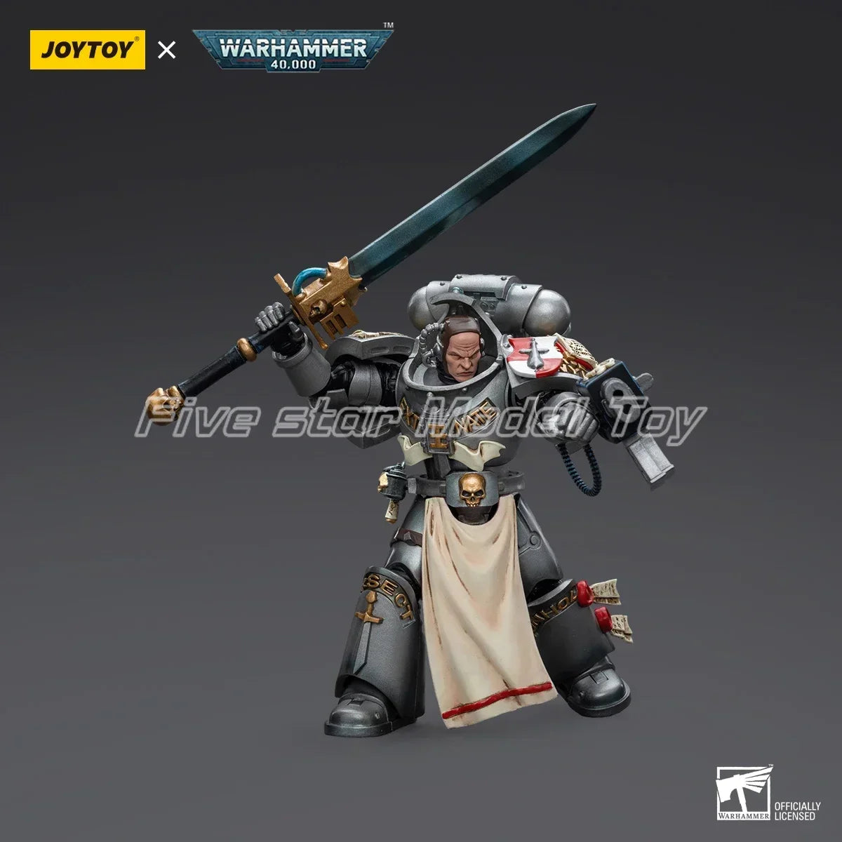 【SF】JOYTOY 1/18 Action Figures  Warhammer 40K Grey Knights Strike Squad Justicar  Model Toys Gifts Collection