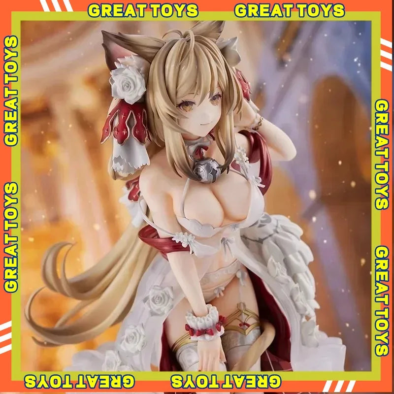 Original Union Creative Figures Dress Girl Cat Lady Neko Figures Anime Model PVC 25CM Decoration Collectible Doll Statuette Gift