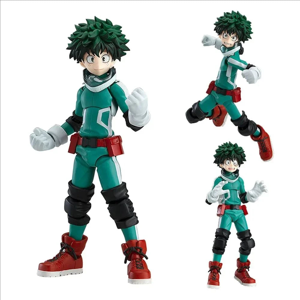 15cm Anime My Hero Academia Figure Midoriya Izuku Action Figure Figma 323 Pbv Model Deku Statue Collectible Desk Ornaments Toy