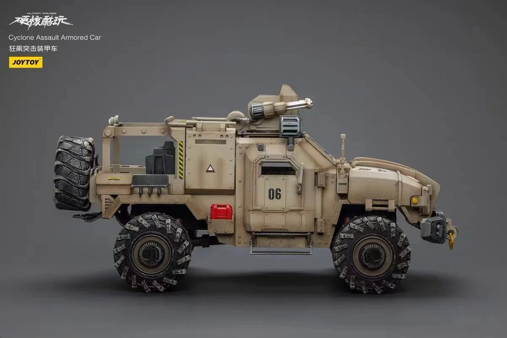 【In Stock】 JOYTOY 1/18 Action Figure Cyclone Assault Armored Car Military Model Toys
