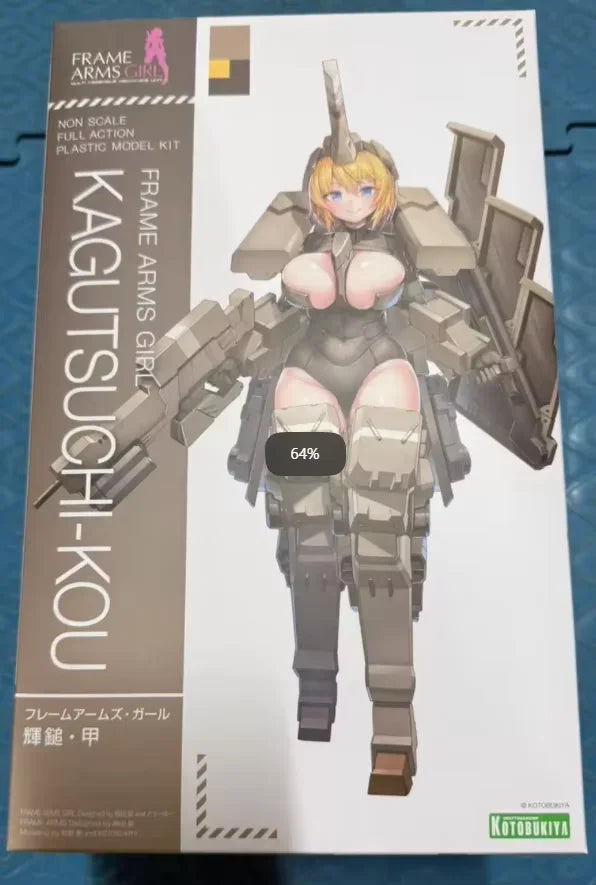 Original Kotobukiya FG124 Kaiten Ko Action Figure Frame Arms Girl Mobile Suit Girl Doll Figures Assembled Model Kit Toys Gifts