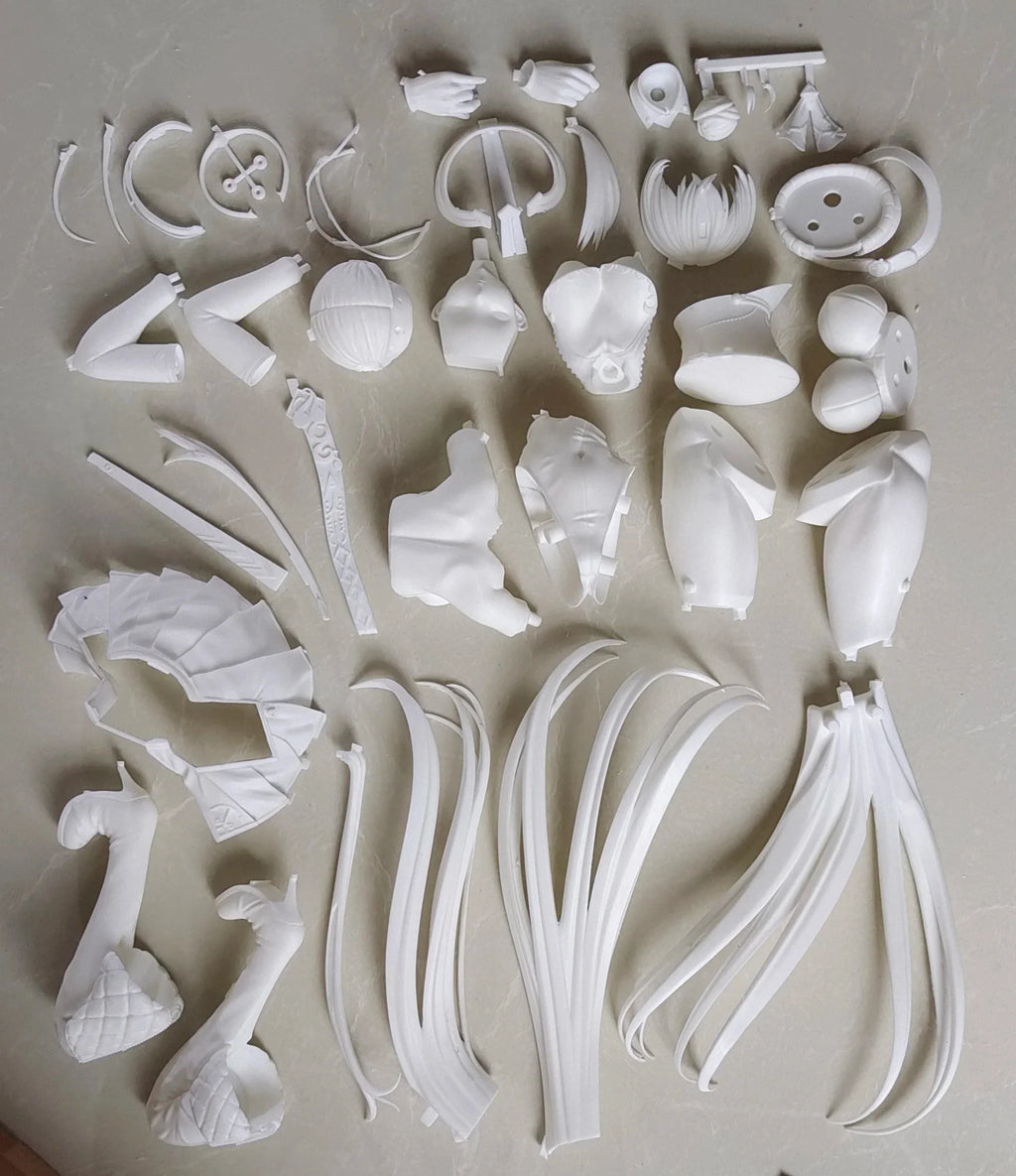 New Anime Hololive Houshou Marine Figures kawaii resin GK DIY manual White assembly Model Statue Toys doll Collection Gifts