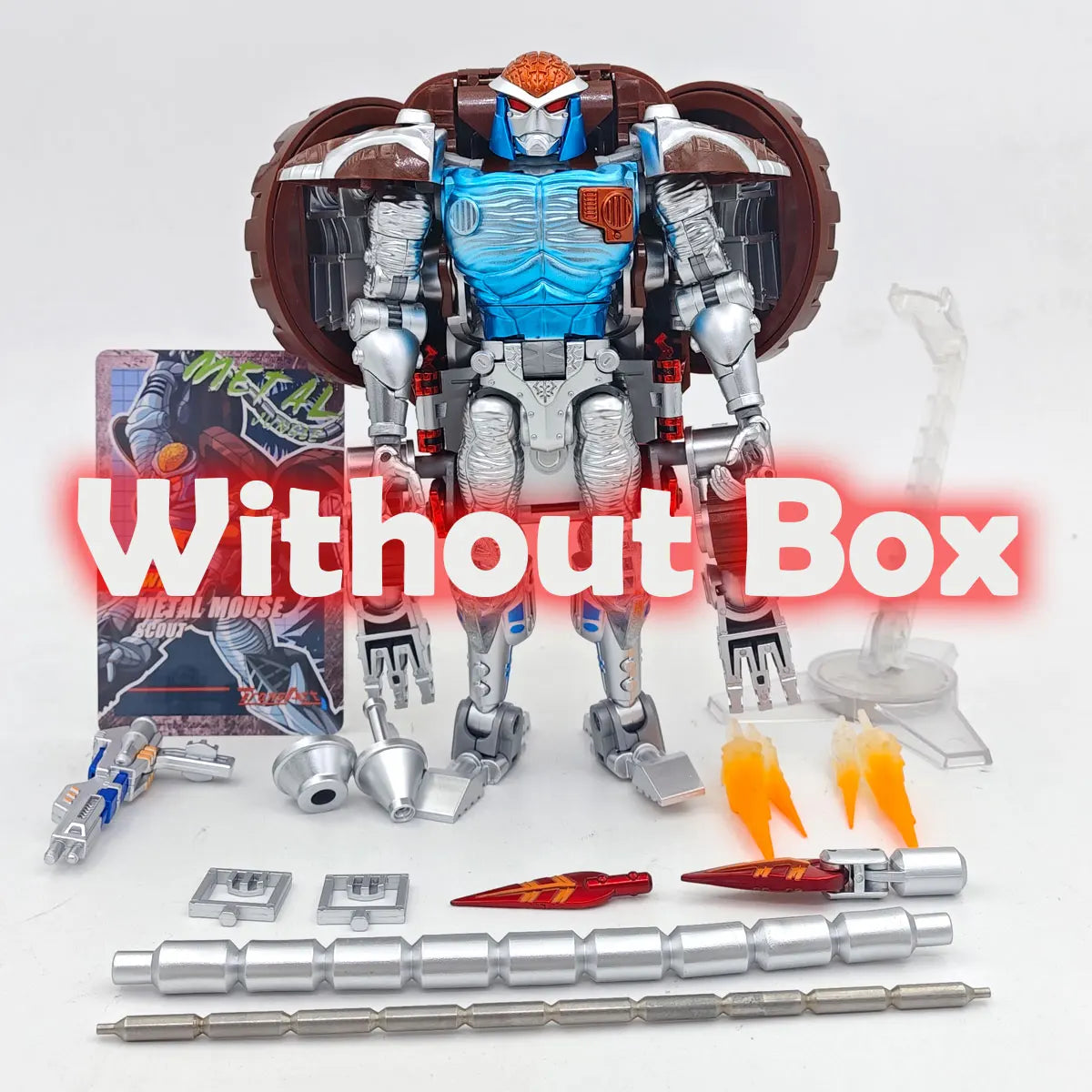 TransArt Toys TA BWM-07  TA METAL Rattrap Beast Wars BW Transformation Action Figure