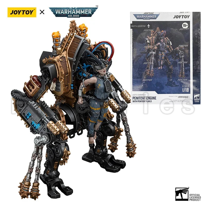 1/18 JOYTOY Action Figure 40K Adepta Sororitas Penitent Engine with Penitent Flails Anime Model Toy