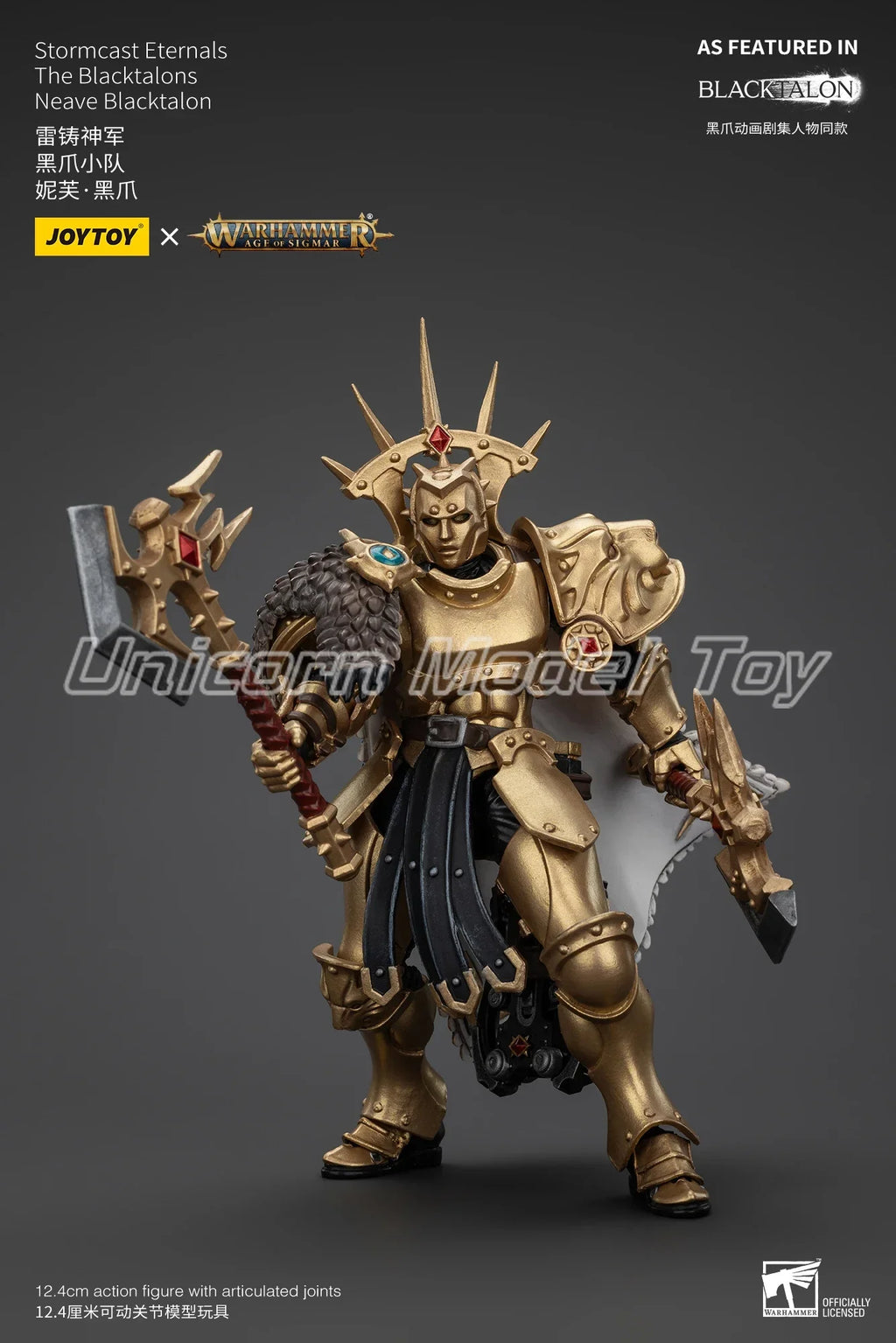 In Stock Original JOYTOY Warhammer 40K Stormcast Eternals The Blacktalons Neave Blacktalon 1/18 Action Figure Model Toys Gifts