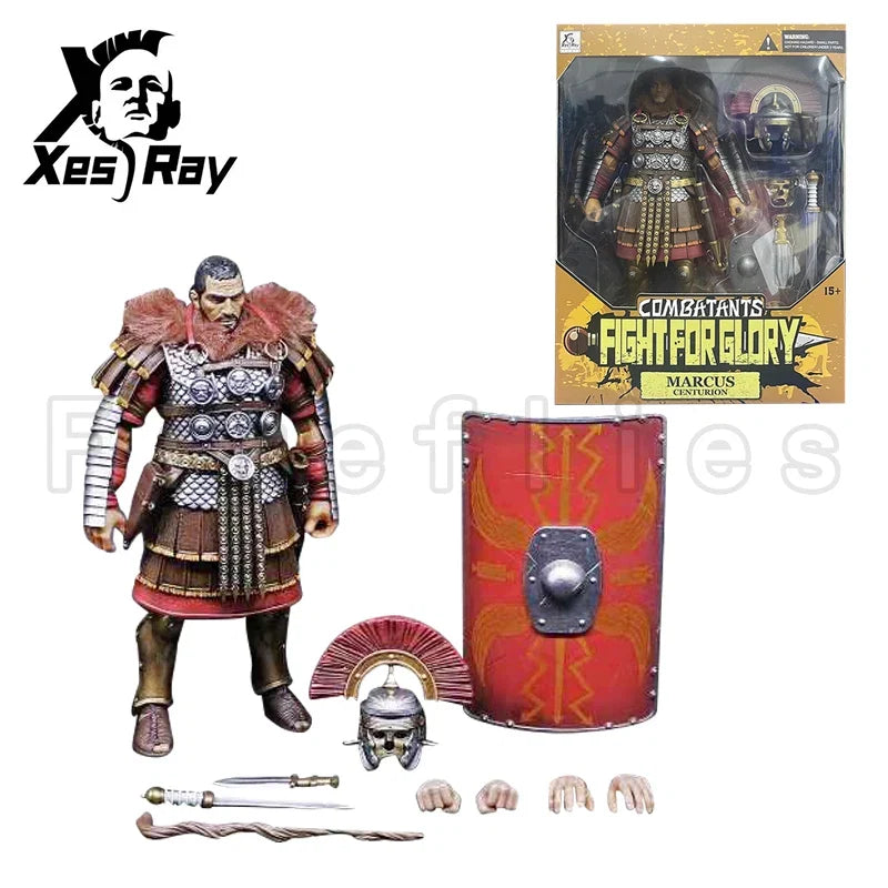1/12 7inches XesRay Fight For Glory Action Figure Combatants Wave 4 Centurion Marcus Anime Model Gift
