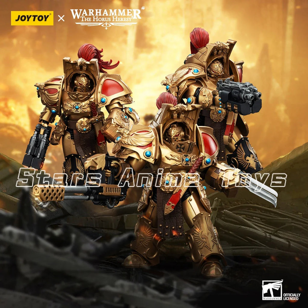 JOYTOY 1/18 Action Figure Warhammer The Horus Heresy Legio Custo Des Aquilon Terminator Squad Model Toy