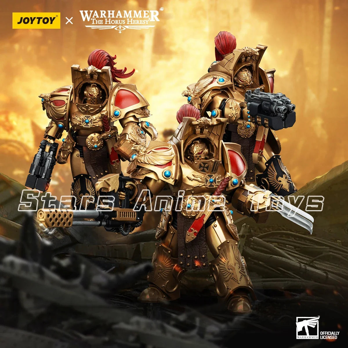 JOYTOY 1/18 Action Figure Warhammer The Horus Heresy Legio Custo Des Aquilon Terminator Squad Model Toy