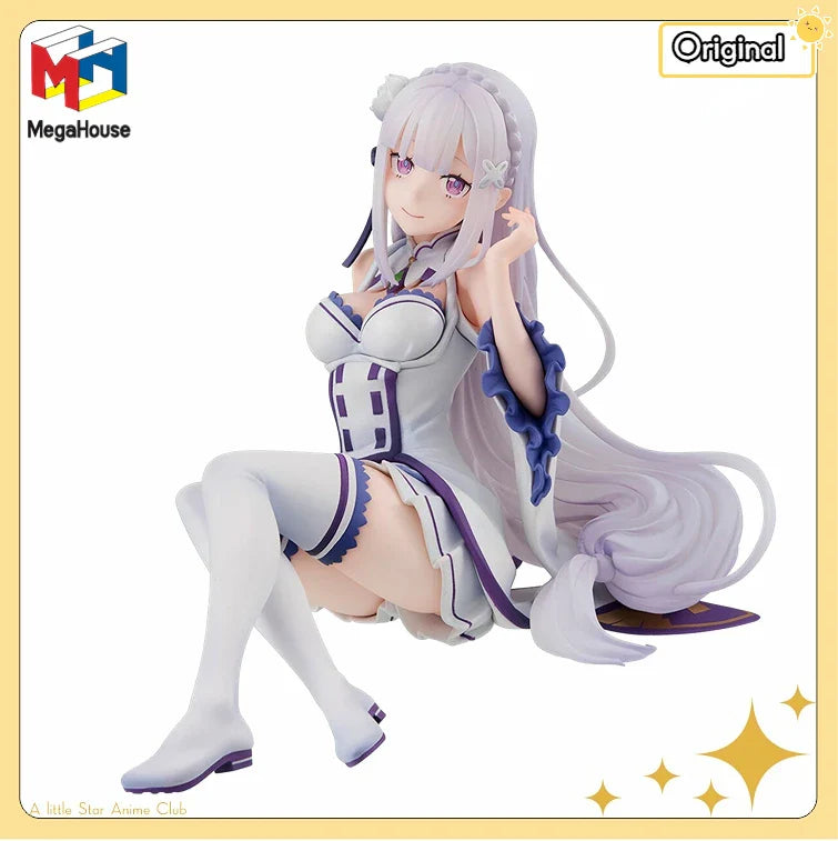 【Vorverkauf】Original MegaHouse Melty Princess Re: ZERO - Starting Life in Another World - Emilia Geschenke Spielzeug Ornamente