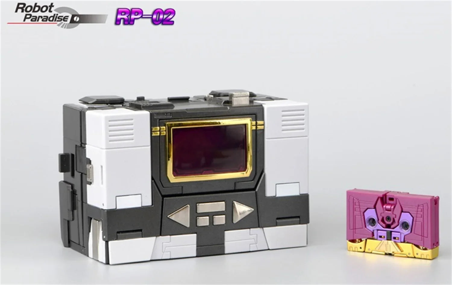 【100% Brand New】 Transformation Fans Toys FT RP-02 RP02 Ratbat Black Soundwave  MP Action Figure Robot