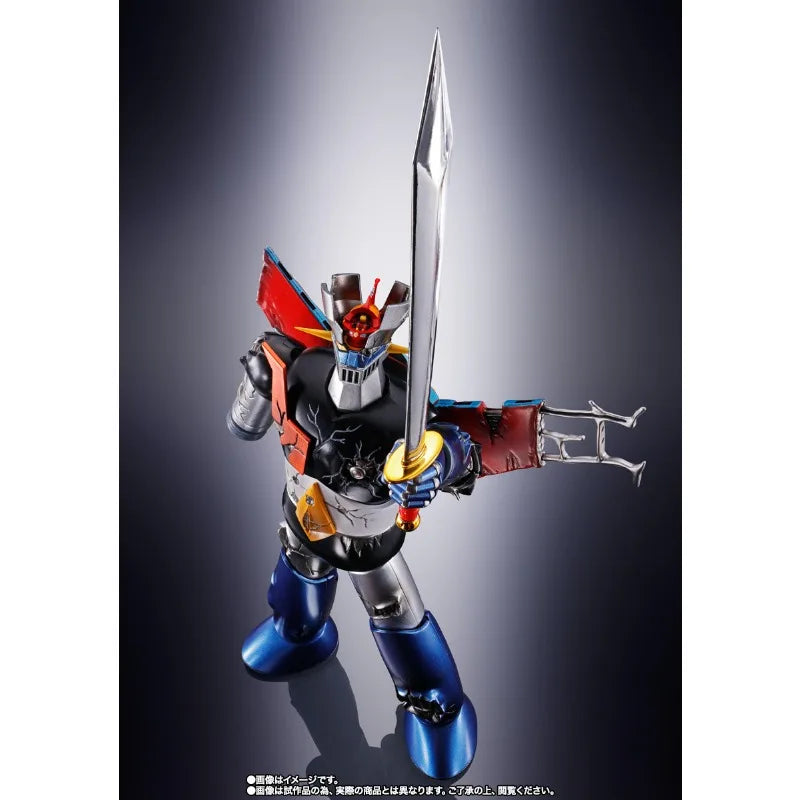 Original Bandai in Stock SOUL OF CHOGOKIN GX-105D Mazinger Z -KAKUMEI SHINKA- DAMAGE VERSION Anime Action Figures Toys Model Kid
