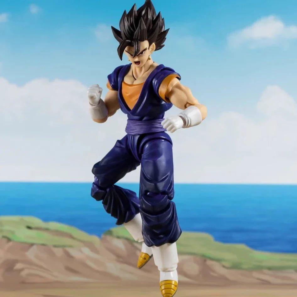 In Stock Dragon Ball Z Vegetto Action Figure KO Goku Vegeta Shf Anime Figures Model Joints Movable Collection Statue Custom Gift