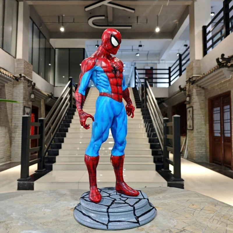 50cm Spider-Man Action Figure 1/3 Full Body Statue 50cm Resin Model Marvel Desktop Decoration Birthday Gift Collectible Toys