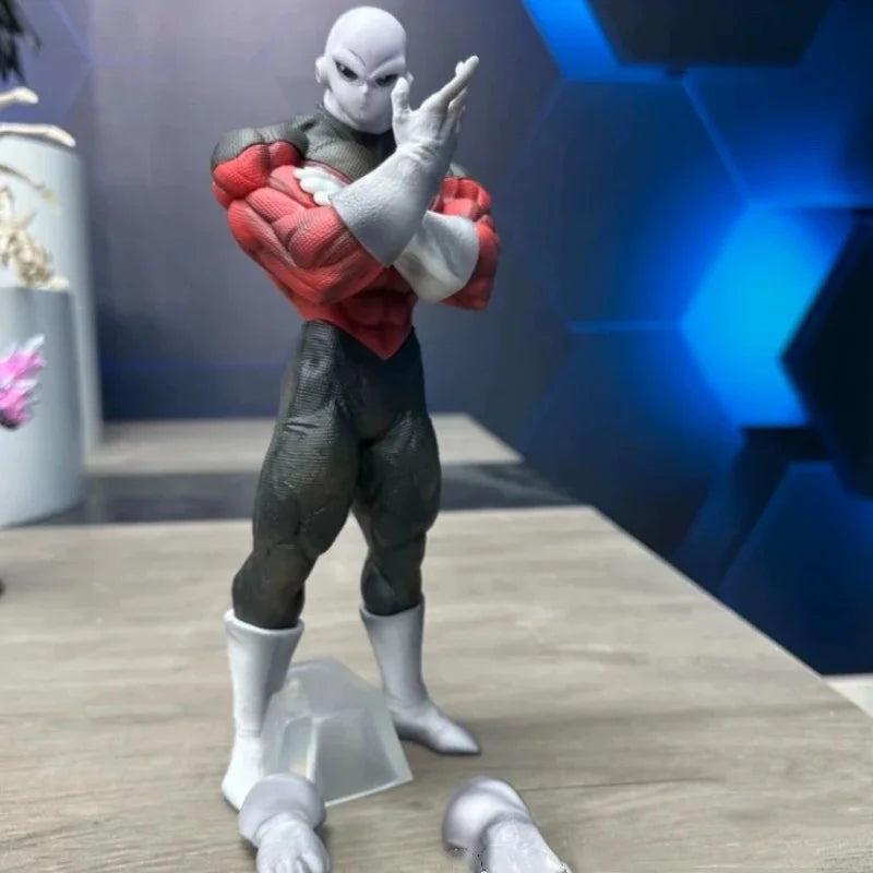 26cm Dragon Ball Figure Jiren Anime Figures Jiren The Grey Stand Action Figurine Model Statue Doll Toys Kid Christmas Gifts