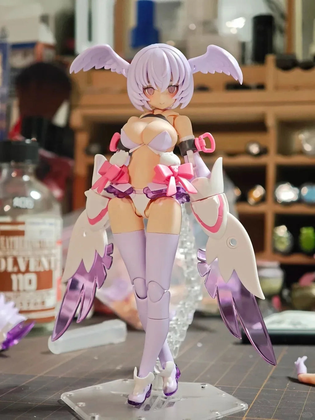 New In Stock Genuine Kotobukiya Megami Device Kp798 Puni☆Mofu Xiao Action Figure Ornament Toys Decoration Dolls Ornament Gift