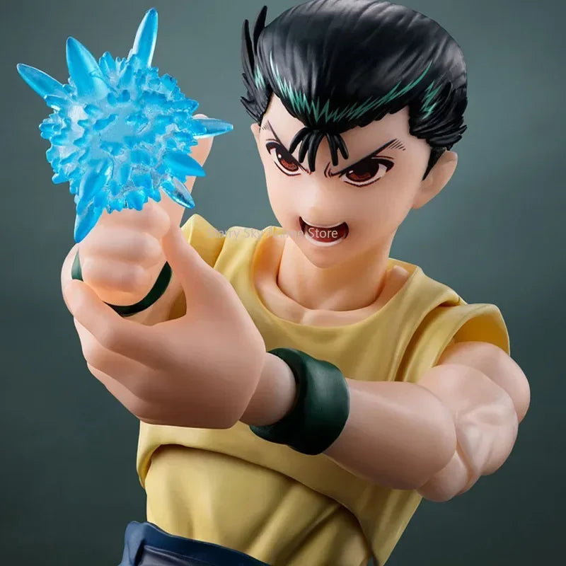 Auf Lager Bandai Original S.H.Figuarts SHF YuYu Hakusho Yusuke Urameshi Anime Actionfigur Modell Fertige Spielzeug Geschenk