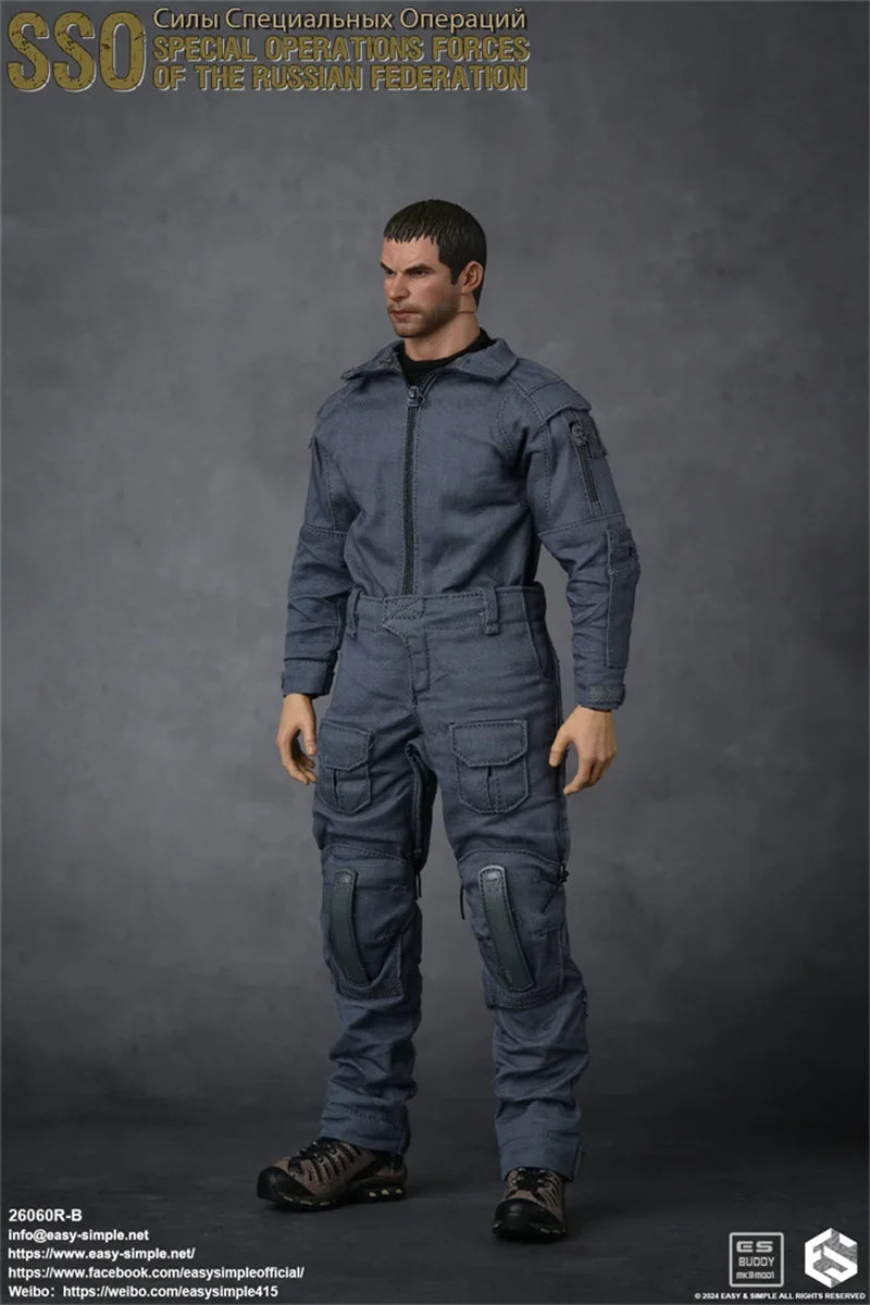 Easy&Simple ES 26060R-A 26060R-B 26060S 1/6 Russian SSO Special Operations Force 12'' Full Set Male Soldier Action Figure Models