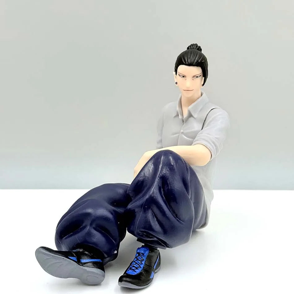 Hot Jujutsu Kaisen Mini Figures Satoru Gojo Figure Action Geto Suguru Figurine Q Version Anime Model PVC Collection Toys Statue