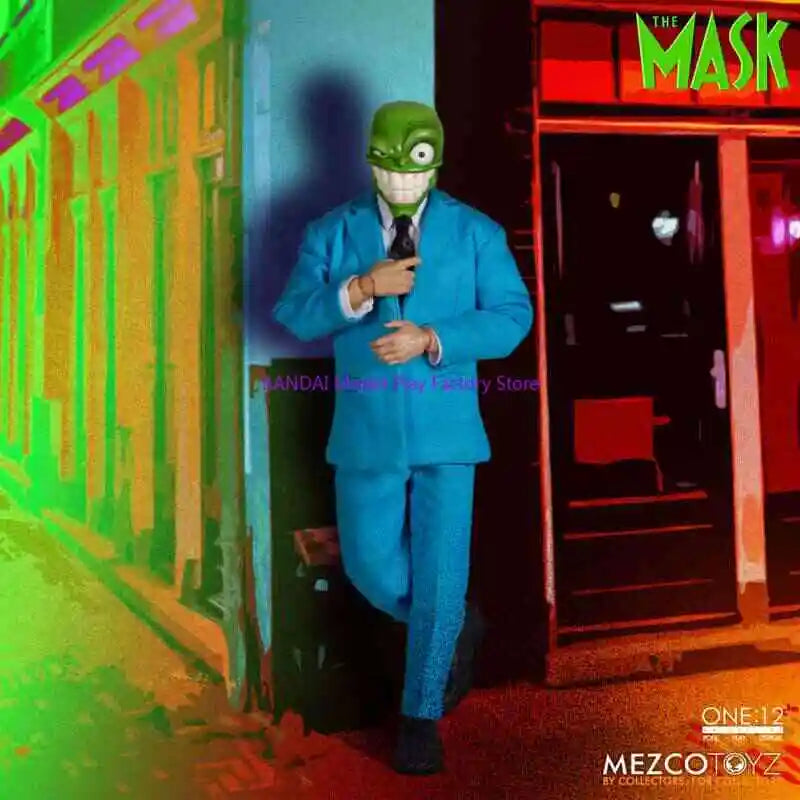New In Stock Mezco Toys The Mask 1/12 Scale Action Toy Figure Full Set Action Figure Physical Doll Gift Toy