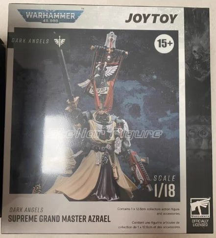 【SF】JOYTOY Warhammer 40K 1/18 Action Figure Dark AngelsSupreme Grand Master Azrael Model Toys Gifts Collection Ornaments