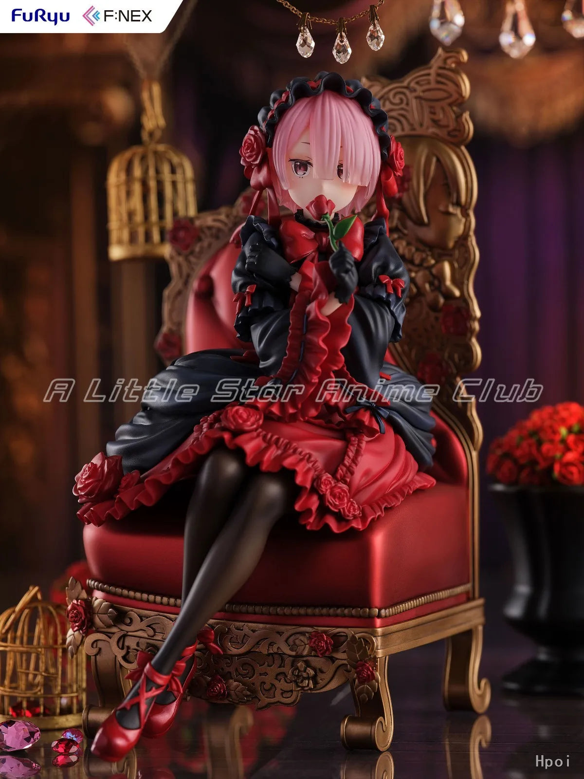 In Stock Original F:NEX Re ZERO Starting Life in Another World REM/RAM Gothic Style Anime Figure Model Collection Gift Toys