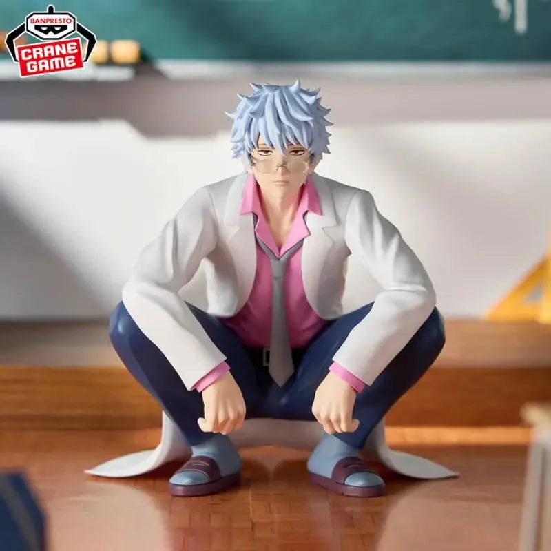 Original Gintama Sakata Ginpa Teacher Hijikata Toushirou Anime Figure Toys Model Figurine Collection Toys