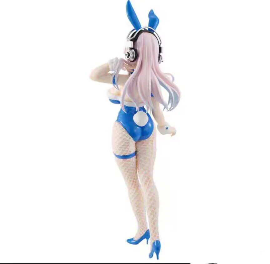2025 lowest price Japanese original anime figure Super sonico blue action figure sitting ver action figure