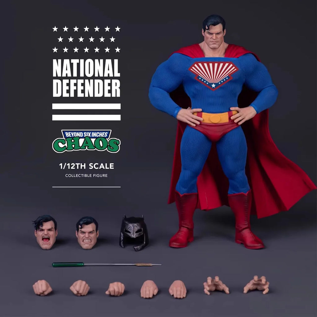 In Stock CHAOS CHAOS-001 1/12 Male Soldier Collectible National DEFENDER Guardian Super Protector Full Set 6in Action Figure Toy