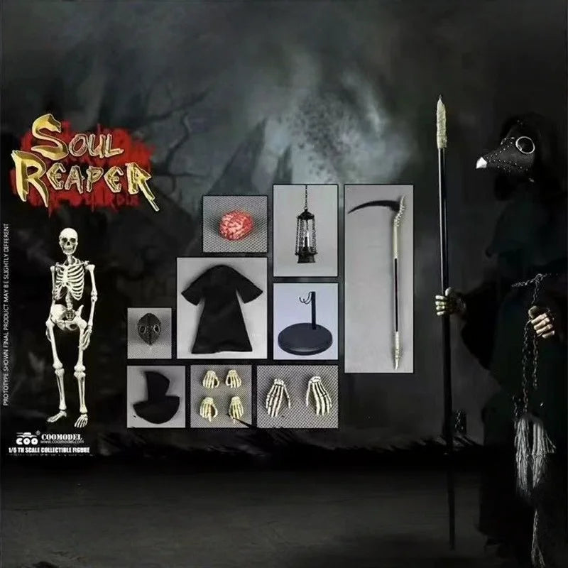 COOMODEL NS005 1/6 Scale Reaper Soul Reaper Bird Head Mask Skull Full Set Collectible 12in Action Figure for Toys & Hobbies
