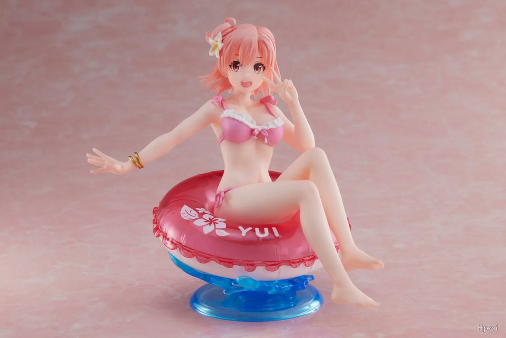 10CM Yuigahama Yui Figure Yahari Ore no Seishun Love Comedy wa Machigatteiru. Kan Anime Swimsuit Model Toys Gifts Collection
