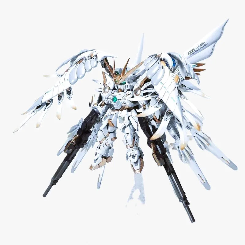 New Q-Version XXXG-00W0 MGSD Wing Zero EW 1/144 Garage Kit Anime Peripheral Action Figure Assembly Toy Desktop Ornament Boy Gift
