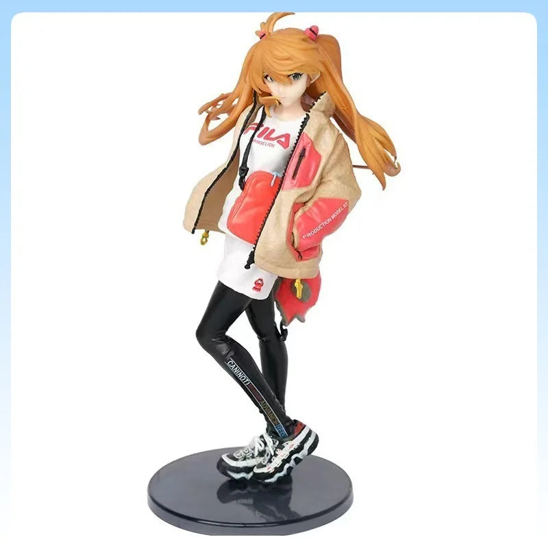 EVA Rei Asuka Figure Set Part 2 Anime Girl PVC Statue Collectible Model  Classic Characters Collectible Gift Anime Desktop Decor