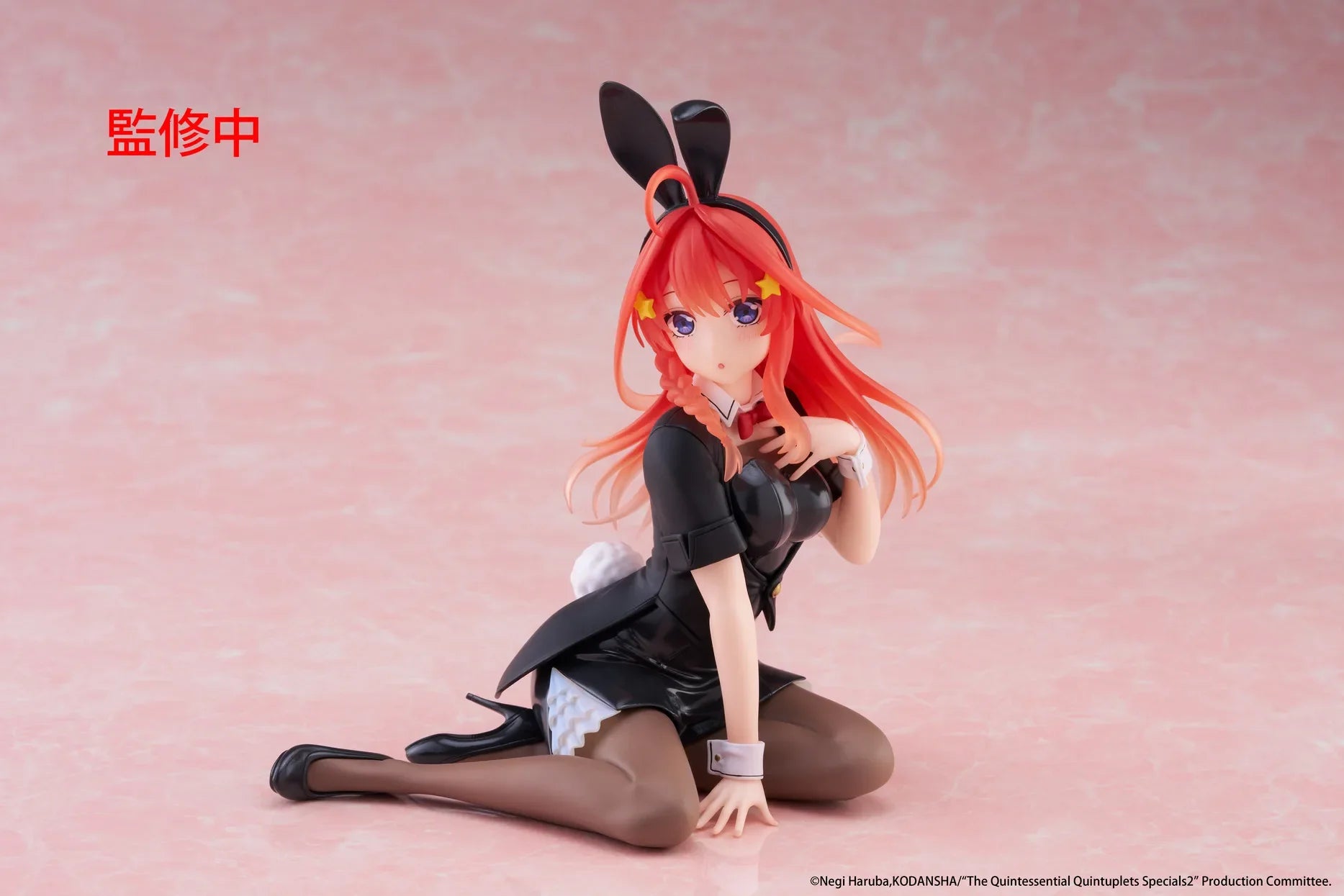 In Stock TAITO Desktop Cute Nakano Itsuki Bunny Girl Doll Ornaments Anime Action Figure Toy Gift Model Collection