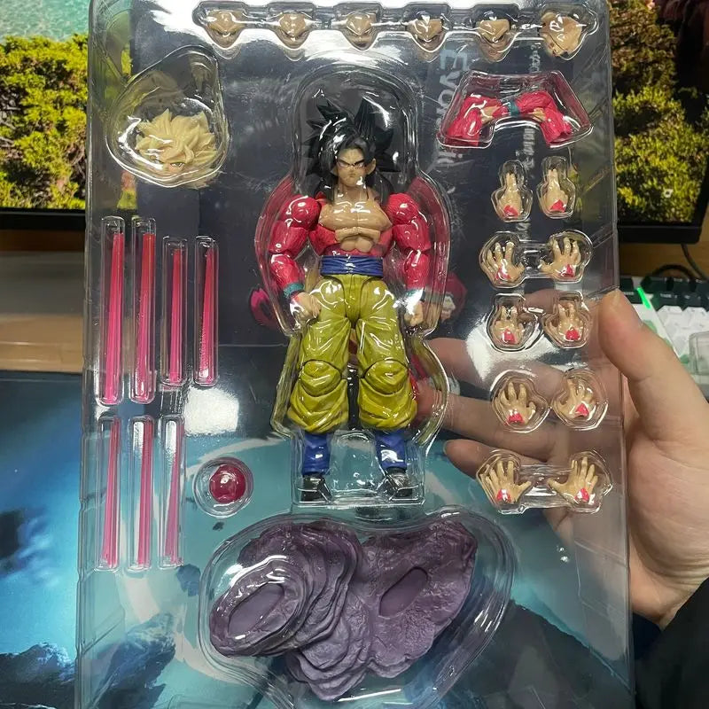 Black Hole Shf Gt Super Saiyan Goku Demoniacalfitaction Figures Dragon Ball Model Dolls Statue Desktop Ornament Boys Toys Gifts