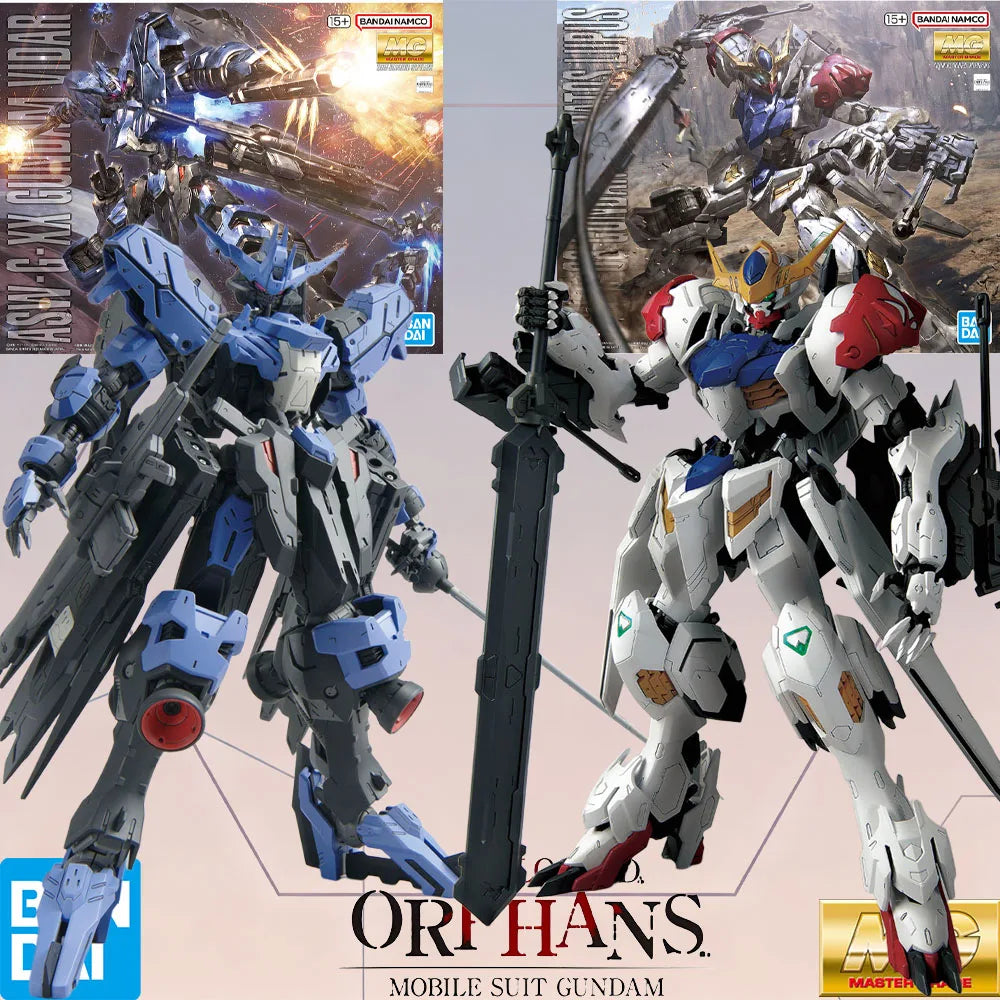 Authentic In Stock Bandai MG Mobile Suit Gundam: Iron-Blooded Orphans Gundam Barbatos Lupus & Gundam Vidar Collectible Model toy