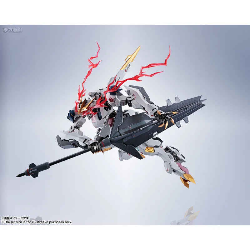 Bandai Original Mobile Gundam METAL ROBOT ASW-G-08 GUNDAM BARBATOS LUPUS REX Figure Model Collection Toy Gift