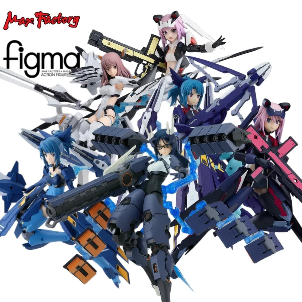 Max Factory Figma Rei Takanashi/Fumika Momoshina/Yotsuyu Hirasaka/Yumi Yotsuya Action Figure Model Kit Gift for Collector & Fans