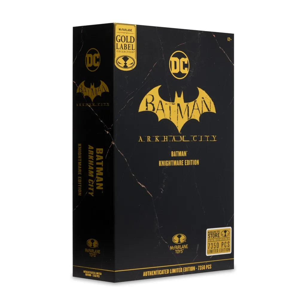 McFarlane Toys Batman Arkham City Knightmare 18cm Action Figures Gold Label DC Multiverse Model