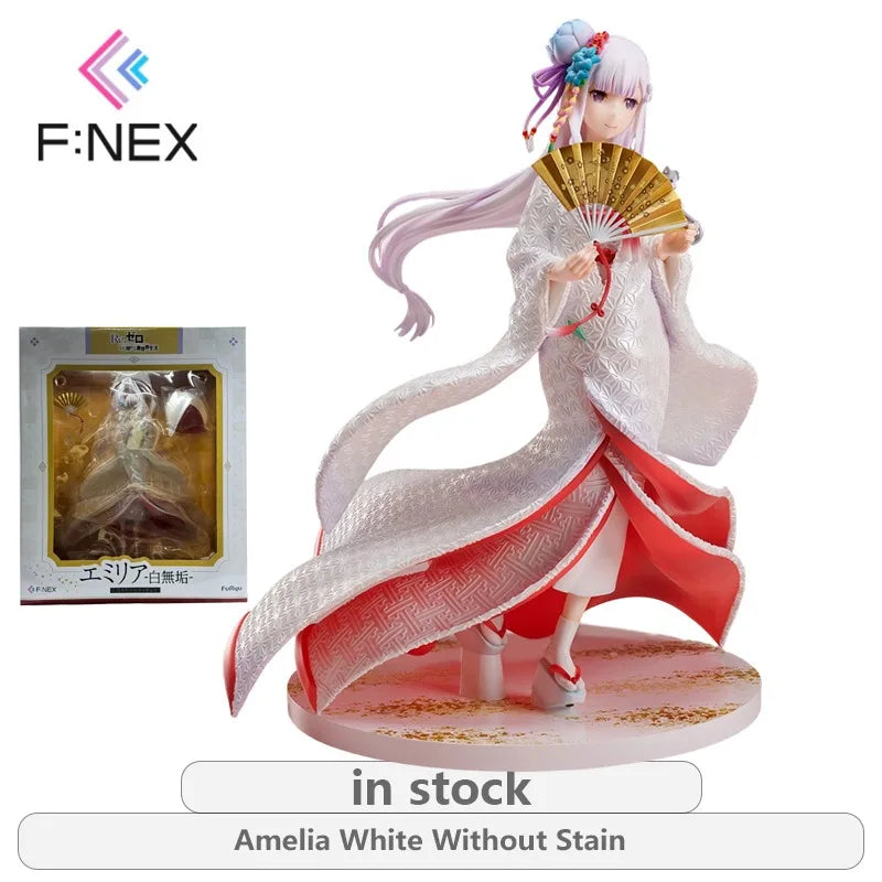 F:NEX Re:Zero – Starting Life in Another World Ram White Brautkimono/Rem Geisterhochzeit Unbewegliche Figur Statue