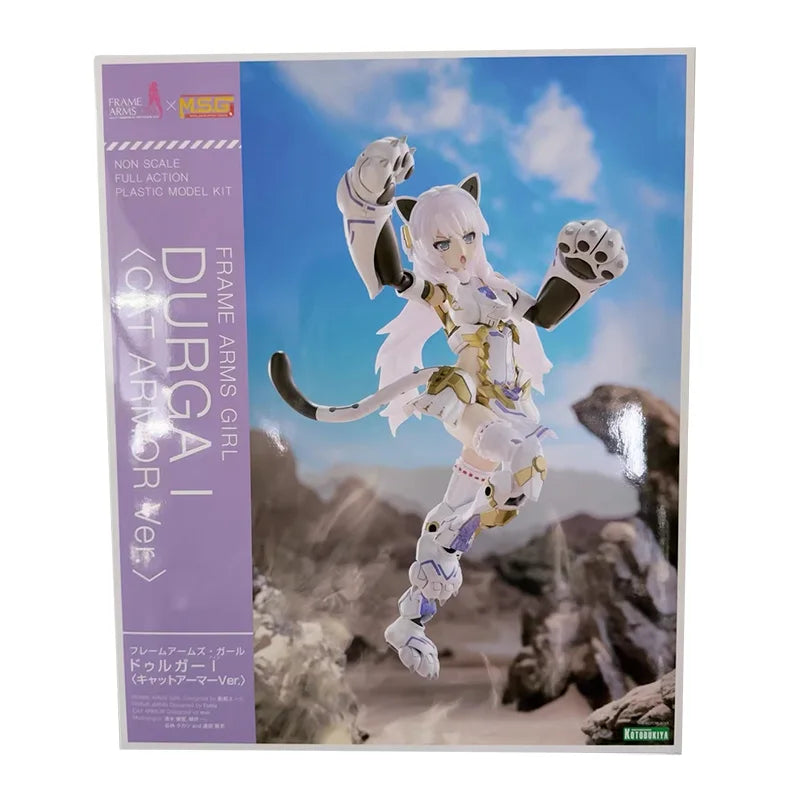 Kotobukiya original FRAME ARMS GIRL DURGA I CAT ARMOR Ver. Anime action figure assembly model ornaments collection toy gifts