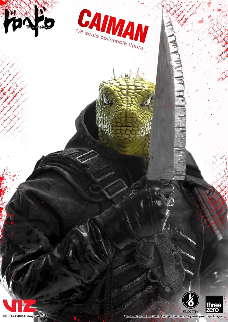 In Stock Threezero 3Z05600W0 1/6 Scale Male Warrior Cayman Lizard Head Full Set 12 Inch Action Figure Body Fans Collection Toys