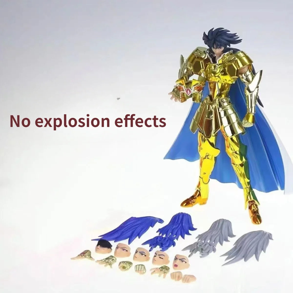 In Stock CS Model Saint Seiya Myth Cloth EX Gemini Saga With Galaxian Explosion Gold/24K/OCE Knights of the Zodiac Action Figure