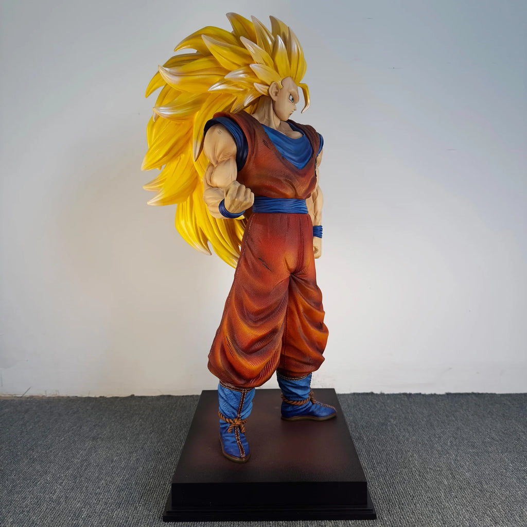54cm JT Studio Dragon Ball Anime Figures 2% Studio Super Saiyan 3  Action Figure Statue Model Doll Collection Toys Gifts