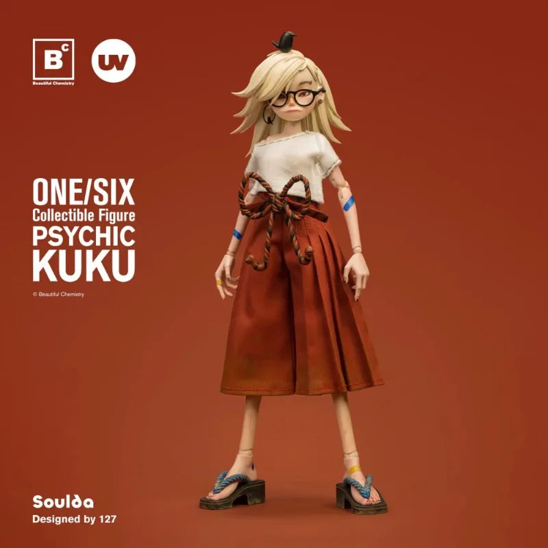 Underverse Original 1/6 Beautiful Chemistry ENFJ PSYCHIC KUKU Collectible Action Dolls 127 Design Product Action Figure Boy Toys