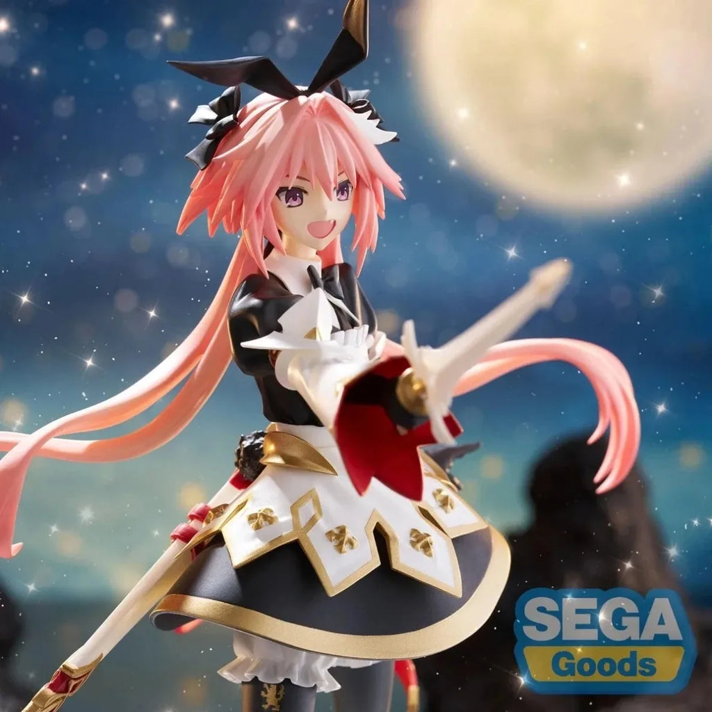 In Stock Original Genuine SEGA FIGURIZM FGO Fate Grand Order Astolfo Swordsman 21Cm Anime Collection Action Figure Model Kits