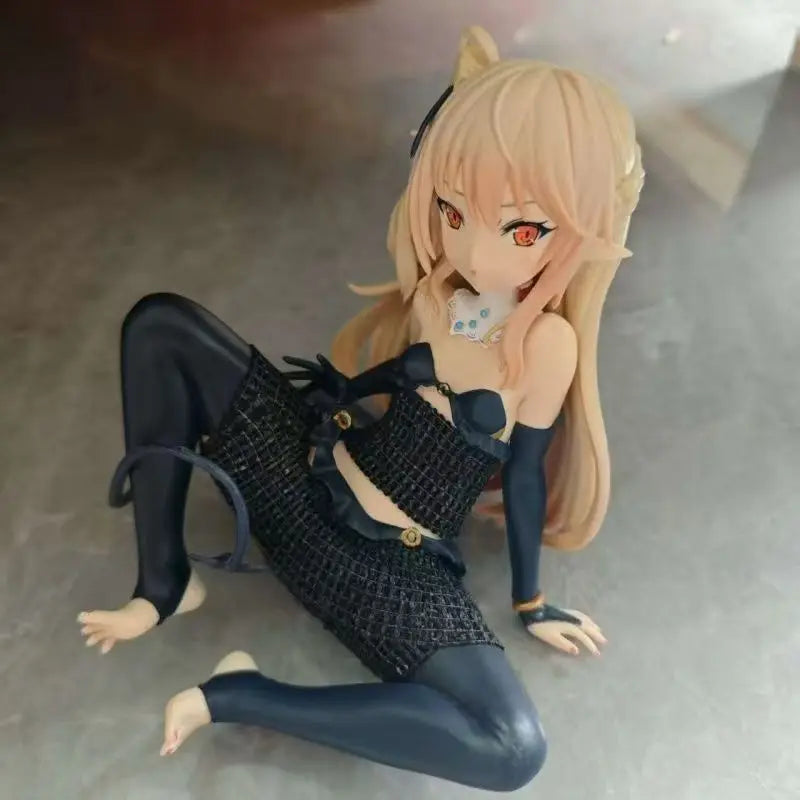 Anime Figures Devil Girl PVC Model Yellow Hair Demonic Wings Collection Doll Tosy for Kids Girl Action Figure Gift