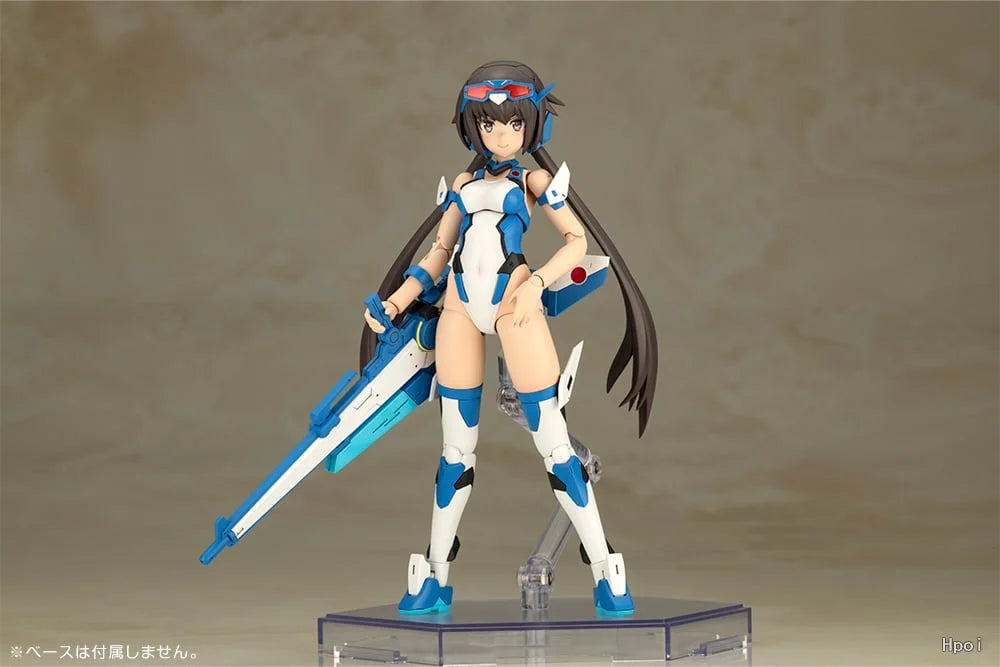 '-In Stock Original KOTOBUKIYA Frame Arms Girl Stiletto Swimsuit Blue Impulse Color Ver 16cm Animation Assembled Movable Figures