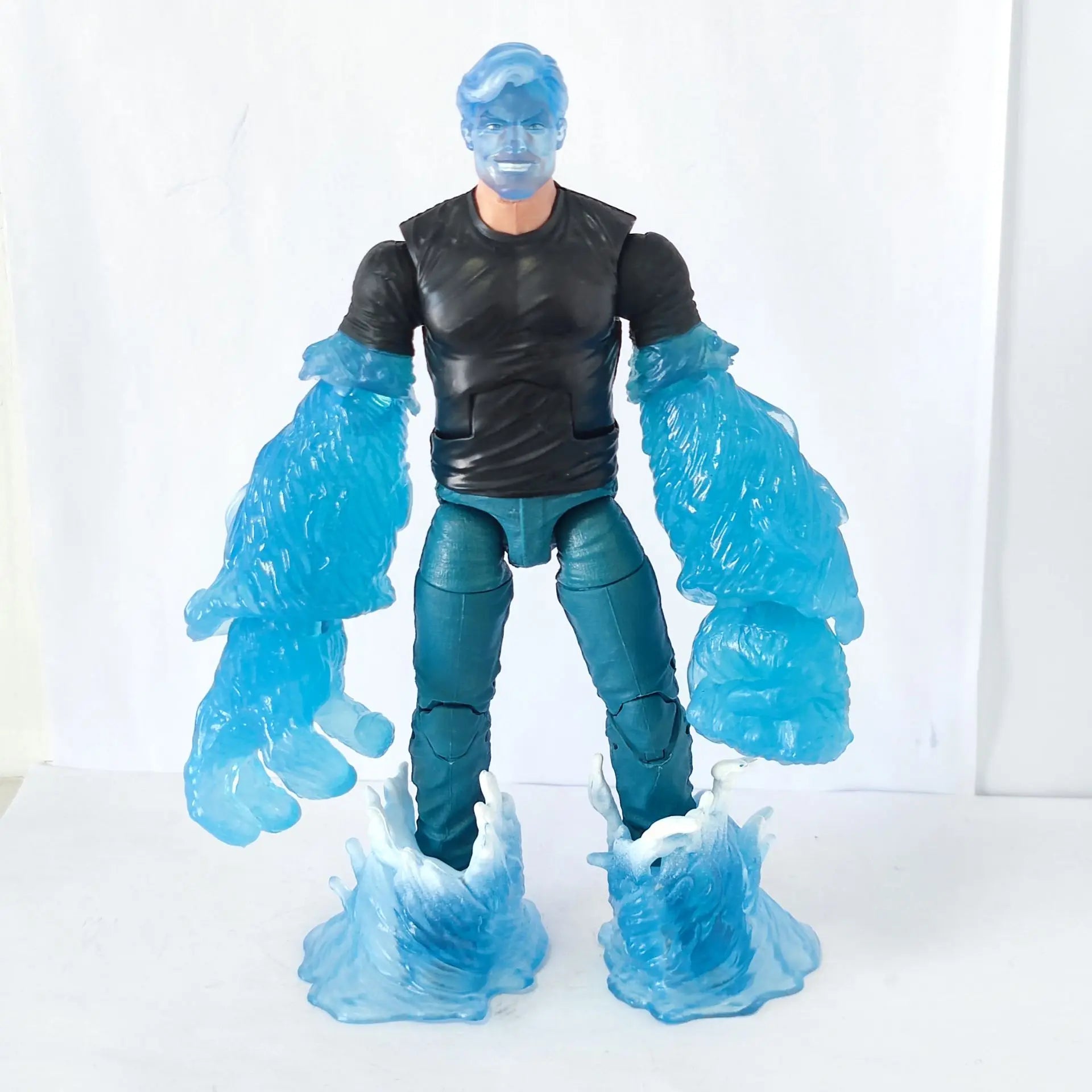 Marvel Legends Molten Man Wave Hydro-Man Body With VHS Series Head 6" Loose Action Figure