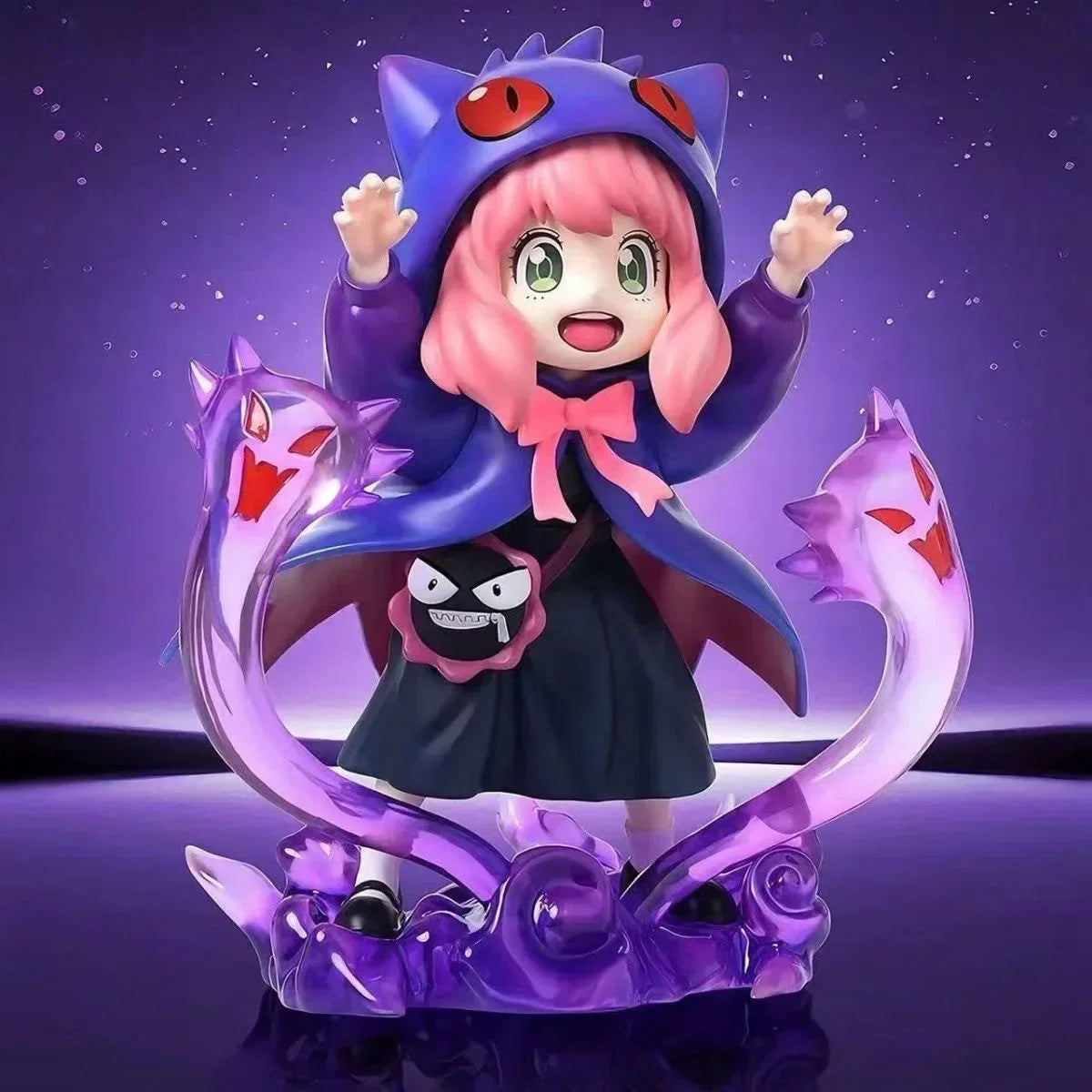 15cm SPY×FAMILY Anime Peripheral Anya Forger Cos Gengar Dolls Decora Toys Action Figure Pvc Collection Model Gift